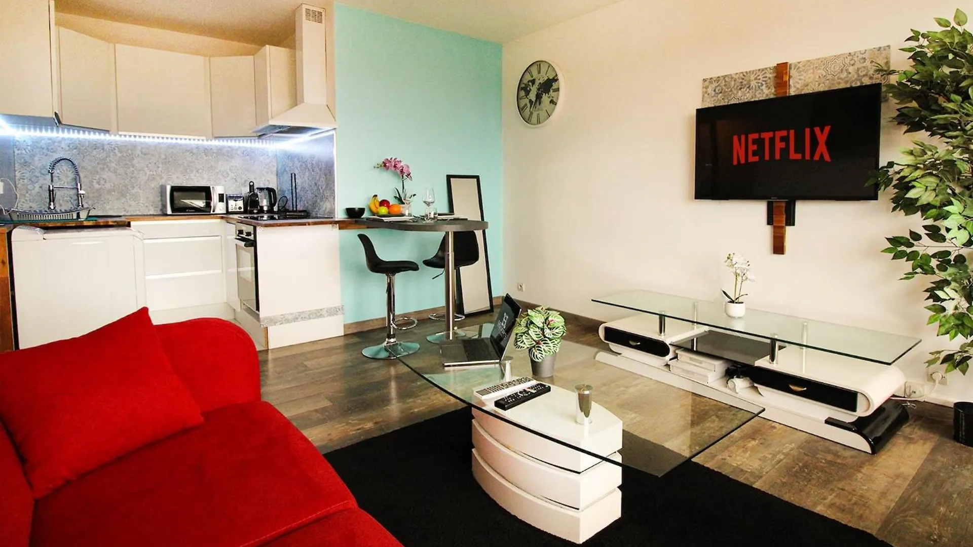 Apartmán Homey Bellevue - New - Appartement Avec Une Chambre - Parking Prive Gratuit - Balcon Avec Belle Vue - Netflix Et Wifi Inclus - A 5 Min De La Frontiere Pour Rejoindre Geneve Gaillard